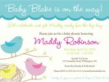 Bird themed Baby Shower Invitations Sweet Tweet Baby Nesting Bird theme Baby Shower Invitation
