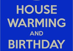 Birthday and Housewarming Party Invitation House Warming and Birthday Party Poster Karin Keep