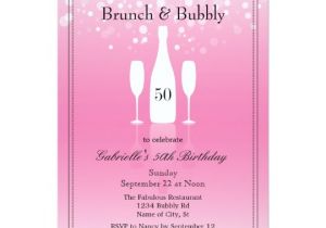 Birthday Brunch Invitations Brunch and Bubbly Birthday Invitation