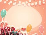 Birthday Invitation Background Designs Coloured Birthday Background Design Vector Free Download