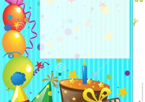 Birthday Invitation Background Designs Happy Birthday Background Stock Illustration Illustration