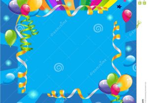 Birthday Invitation Background Templates Party Invitation Stock Illustration Illustration Of