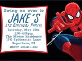 Birthday Invitation Card Spiderman theme Free Printable Spiderman Birthday Invitation Templates