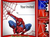 Birthday Invitation Card Spiderman theme Free Spiderman Birthday Invitation Printable