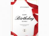 Birthday Invitation Card Template Vector Coreldraw