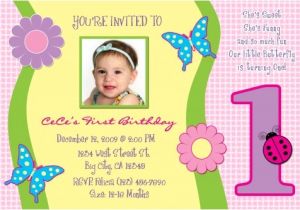 Birthday Invitation Cards for 1 Year Old Free Free One Year Old Birthday Invitations Template Free