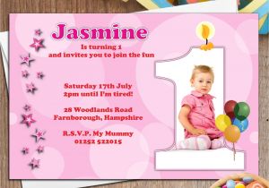 Birthday Invitation Cards for 1 Year Old Sample Birthday Invitation Card 7 Years Old Choice Image