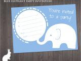 Birthday Invitation Elephant Template Free Party Printables Ruby and the Rabbit Page 2