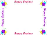Birthday Invitation Frames Free Download Birthday Borders and Frames Best Happy Birthday Wishes