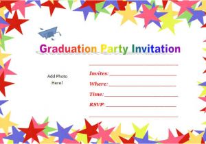 Birthday Invitation Graphics Template 40 Free Graduation Invitation Templates ᐅ Template Lab