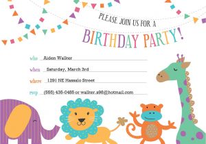 Birthday Invitation Graphics Template Email Birthday Invitation Templates