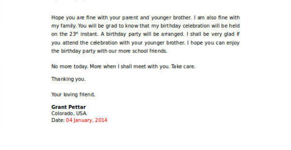 Birthday Invitation Letter format In English 35 Sample Invitation Letters Pdf Word Apple Pages