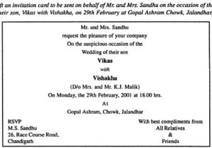 Birthday Invitation Letter format In Hindi Contoh Invitation Informal Birthday Contoh War