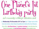 Birthday Invitation Reminder Template First Birthday Party Reminder Oneplanetcommunityprojects