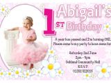Birthday Invitation Sms for My Daughter 1st Birthday Invitations Ideas for Girl Bagvania Free