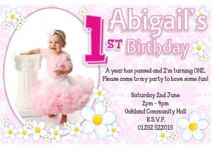 Birthday Invitation Sms for My Daughter 1st Birthday Invitations Ideas for Girl Bagvania Free