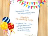 Birthday Invitation Sms for son 7th Birthday Party Invitation Wording Wordings and Messages