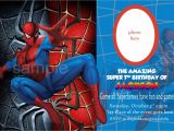 Birthday Invitation Spiderman theme Blank Spiderman Invitations Invitetown I Want A Spider