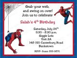 Birthday Invitation Spiderman theme Spiderman Birthday Invitations Personalized Free
