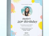 Birthday Invitation Template Adobe Illustrator 18th Birthday Invitation Template Download 108