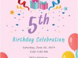 Birthday Invitation Template Adobe Illustrator Free Birthday Party Invitation Template In Adobe Photoshop