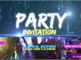 Birthday Invitation Template after Effects Free Videohive Party Invitation after Effects Project Free