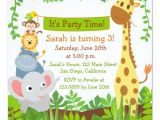 Birthday Invitation Template Animals Funny Jungle Animals Birthday Party Invitations Zazzle