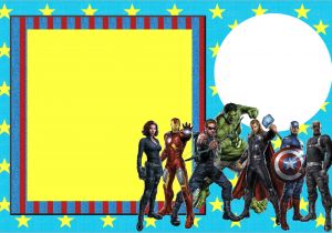 Birthday Invitation Template Avengers Avengers Free Printable Invitations Oh My Fiesta In