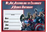 Birthday Invitation Template Avengers Free Avengers Age Of Ultron Printable Birthday Invitation