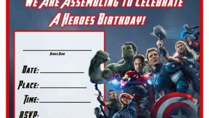 Birthday Invitation Template Avengers Free Avengers Age Of Ultron Printable Birthday Invitation