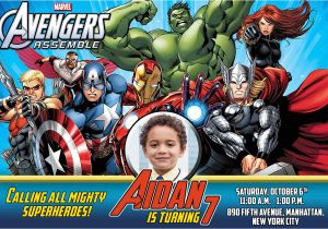 Birthday Invitation Template Avengers Free Avengers Birthday Invitation Dioskouri Designs