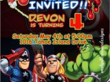Birthday Invitation Template Avengers Marvel Avengers Birthday Invitation by Melydlozanodesigns