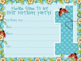Birthday Invitation Template Boy Boys Printable Party Kits