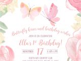 Birthday Invitation Template butterfly Party butterfly Birthday Invitation butterfly Invitation Pink
