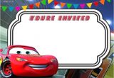 Birthday Invitation Template Cars Free Printable Cars 3 Lightning Mcqueen Invitation