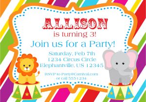 Birthday Invitation Template Child Art Birthday Party Invitations for Your Kids Free