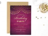 Birthday Invitation Template Elegant Free 13 50th Birthday Invitation Designs Examples In