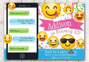 Birthday Invitation Template Emoji 15 Birthday Invitation Templates In Pdf Free Premium