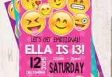 Birthday Invitation Template Emoji Emoji Birthday Invitation Emojis Emoji Invite Collectibles