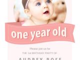 Birthday Invitation Template for Baby Girl 1st Birthday Invitation Templates Free Greetings island