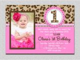 Birthday Invitation Template for Baby Girl Baby Girl 1st Birthday Invitations Free Invitation