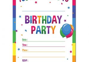 Birthday Invitation Template for Boy Boy Birthday Invitations Amazon Com