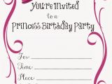 Birthday Invitation Template for Girl Free Birthday Party Invitations for Girl Free Printable