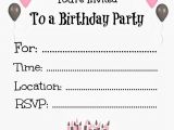 Birthday Invitation Template for Girl Free Printable Birthday Invitations for Kids Birthday