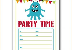 Birthday Invitation Template for Word 7 Party Invitation Template Word Bookletemplate org