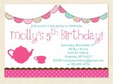 Birthday Invitation Template Girl 40th Birthday Ideas Little Girl Birthday Invitation