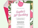 Birthday Invitation Template Girl Free 63 Printable Birthday Invitation Templates In Pdf