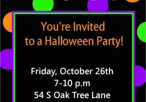 Birthday Invitation Template Halloween Halloween Party Invitation Printable