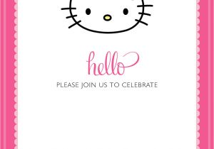 Birthday Invitation Template Hello Kitty Free Printable Hello Kitty Birthday Invitations Free