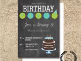 Birthday Invitation Template Indesign Chalkboard Birthday Party Invititation Chalkboard Invitation